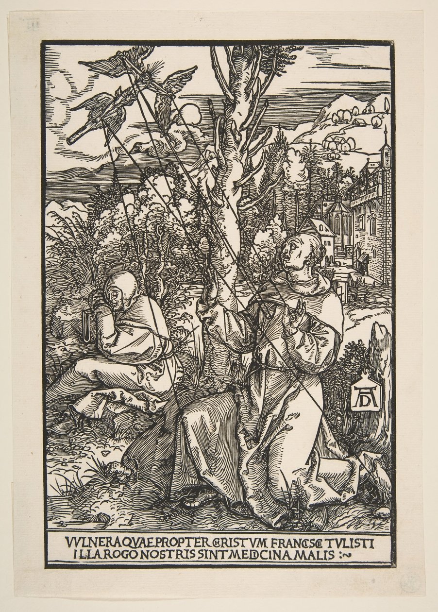 Saint Francis Receiving the Stigmata, ca. 1503. od Albrecht Dürer