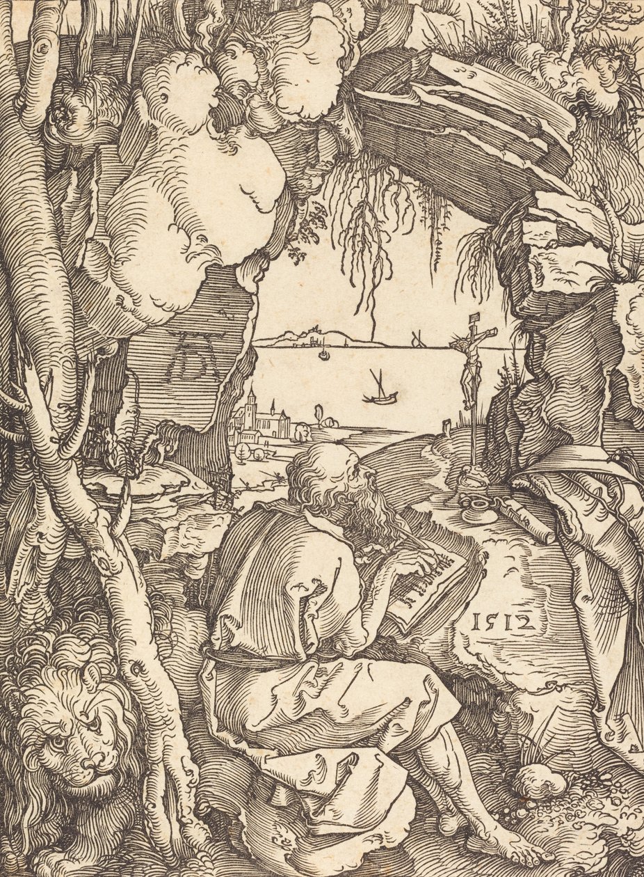 Svatý Jeroným v jeskyni, 1512. od Albrecht Dürer