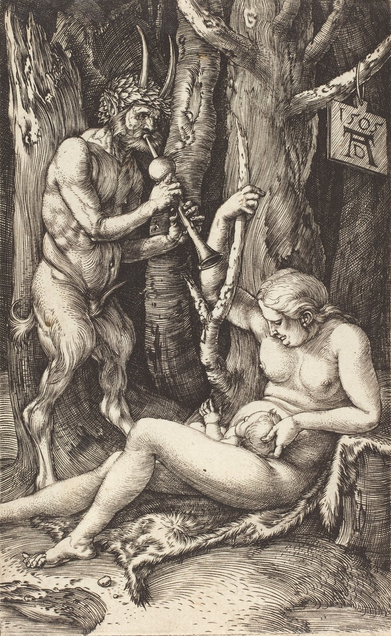 Rodina Satyrů, 1505. od Albrecht Dürer