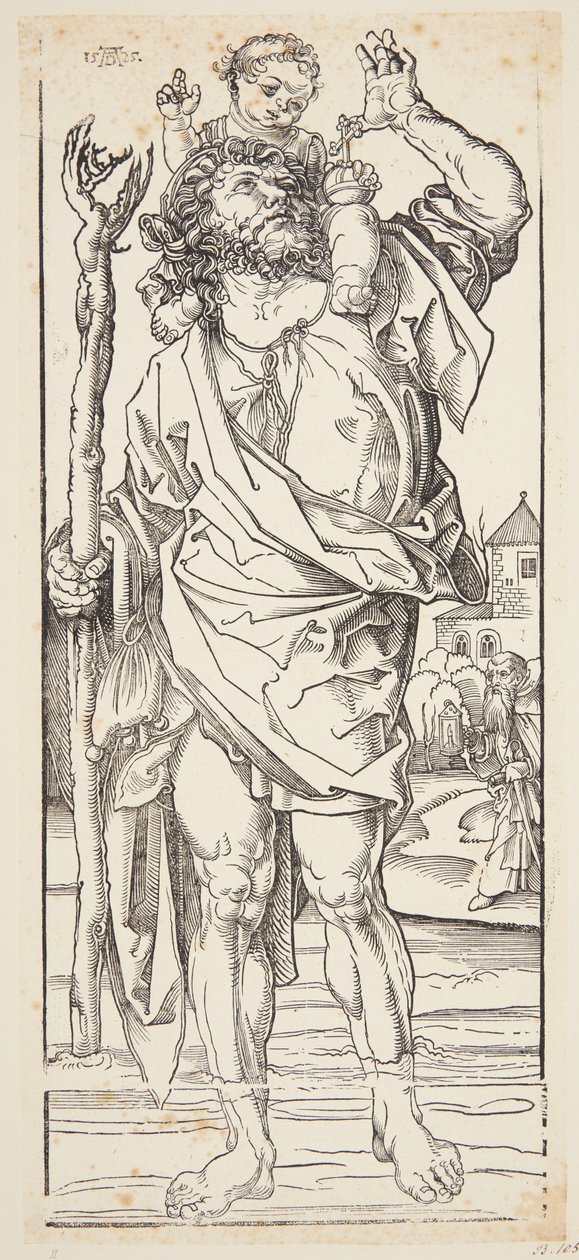Svatý Kryštof od Albrecht Dürer