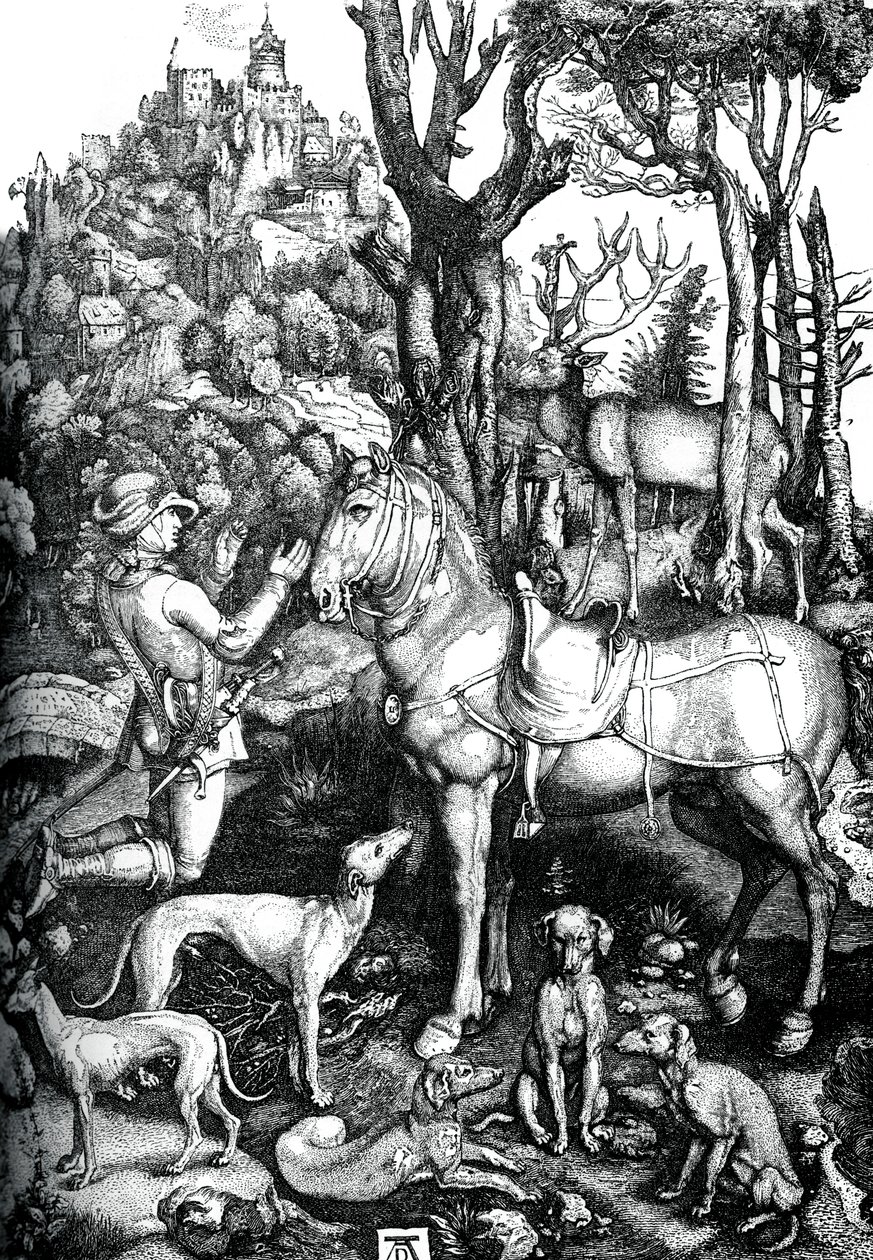 St Eustace, c1501, 1870. od Albrecht Dürer