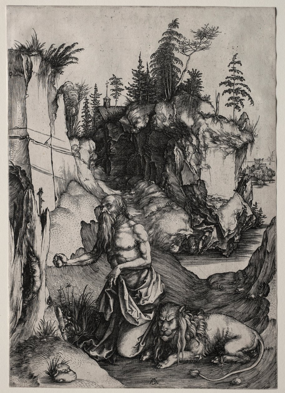 Sv. Jeroným v pokání, c. 1497. od Albrecht Dürer