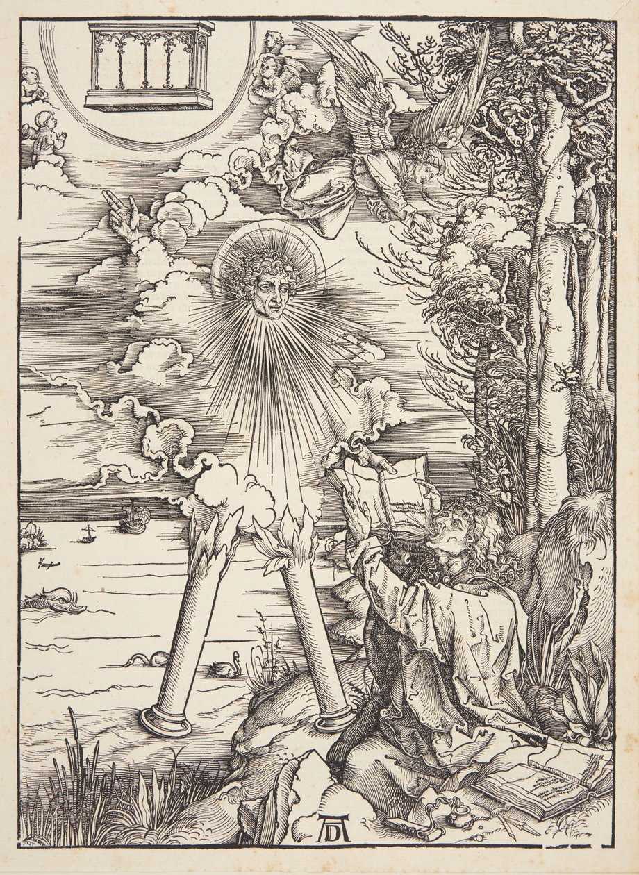 Svatý Jan požírající knihu od Albrecht Dürer