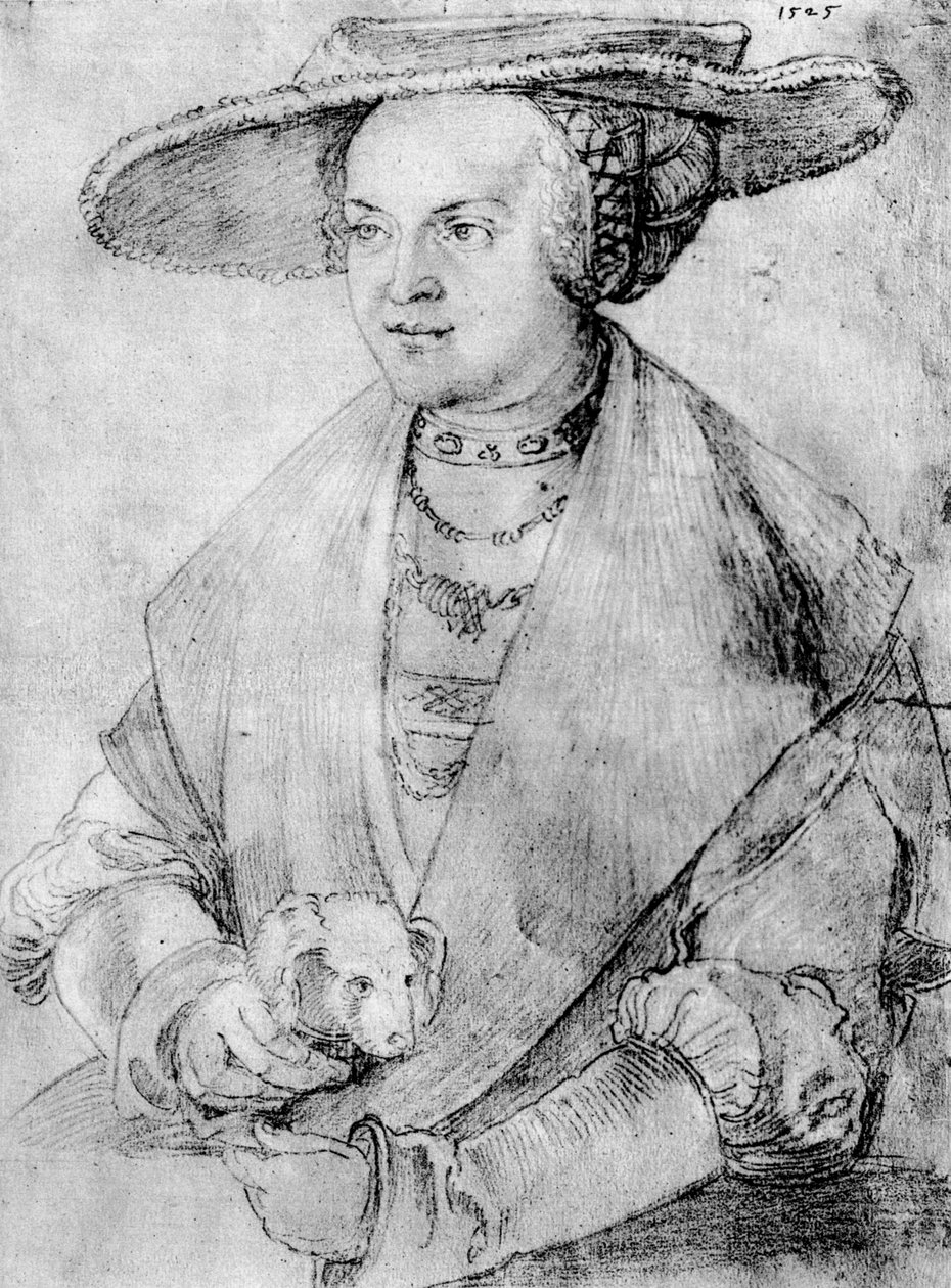 Susanne von Brandenburg-Ansbach, 1525, 1936 od Albrecht Dürer