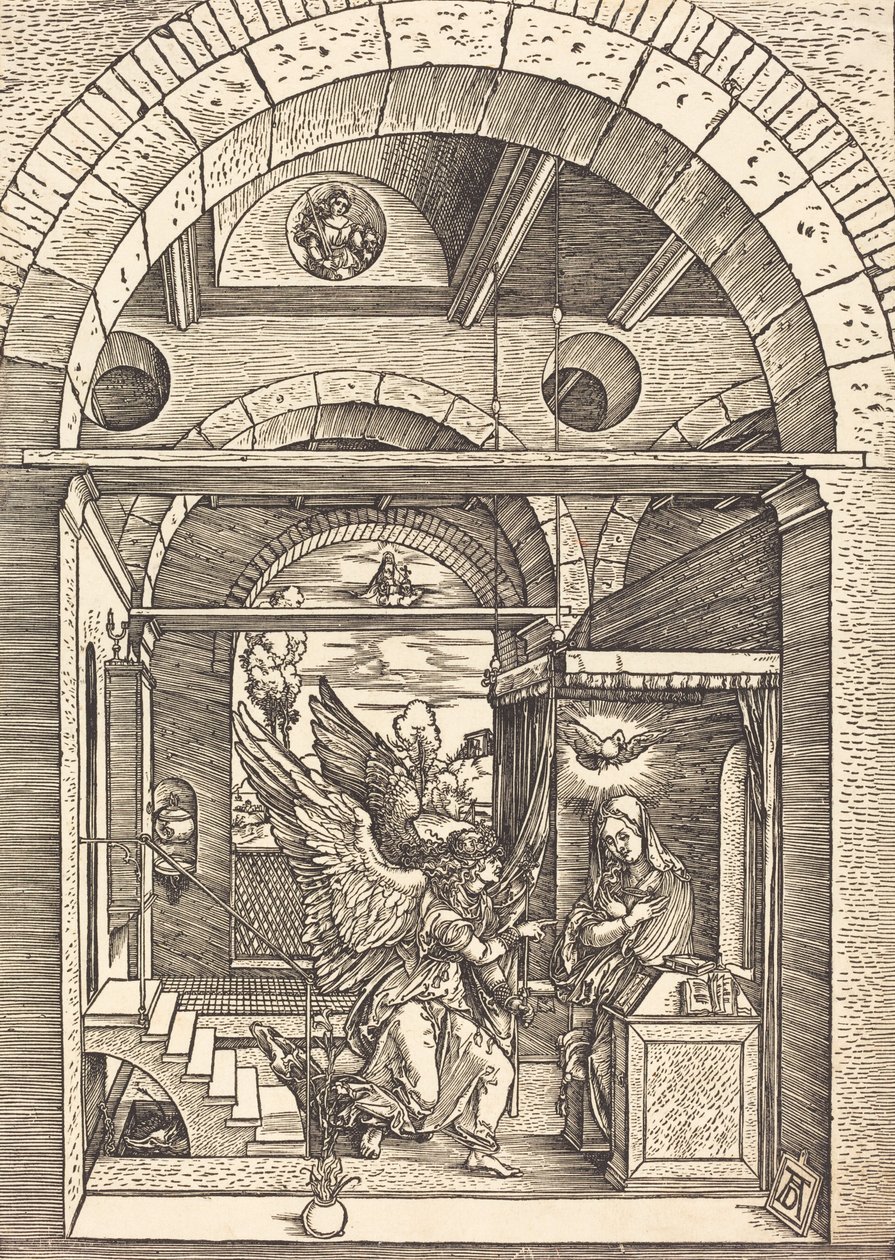 Zvěstování, c. 15021504. od Albrecht Dürer