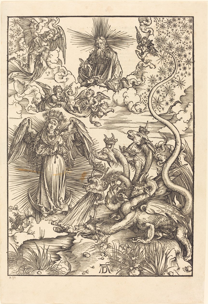 Apokalyptická žena od Albrecht Dürer