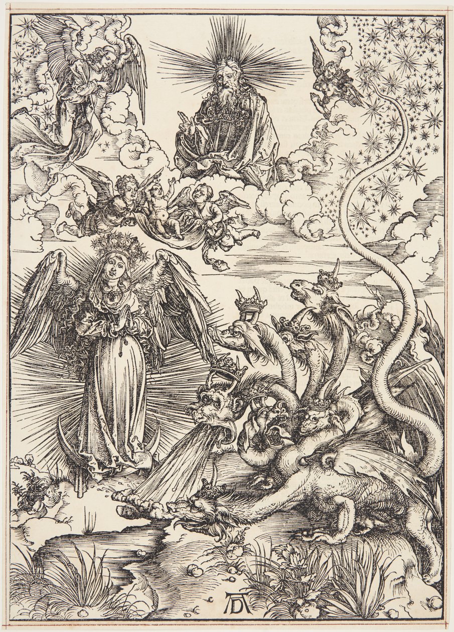 Apokalyptická žena od Albrecht Dürer