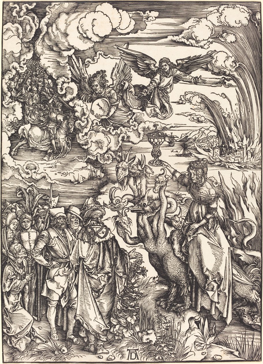 Babylonská děvka od Albrecht Dürer