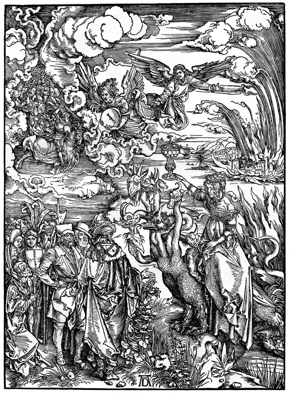 Babylonská děvka, 1498, 1936. od Albrecht Dürer
