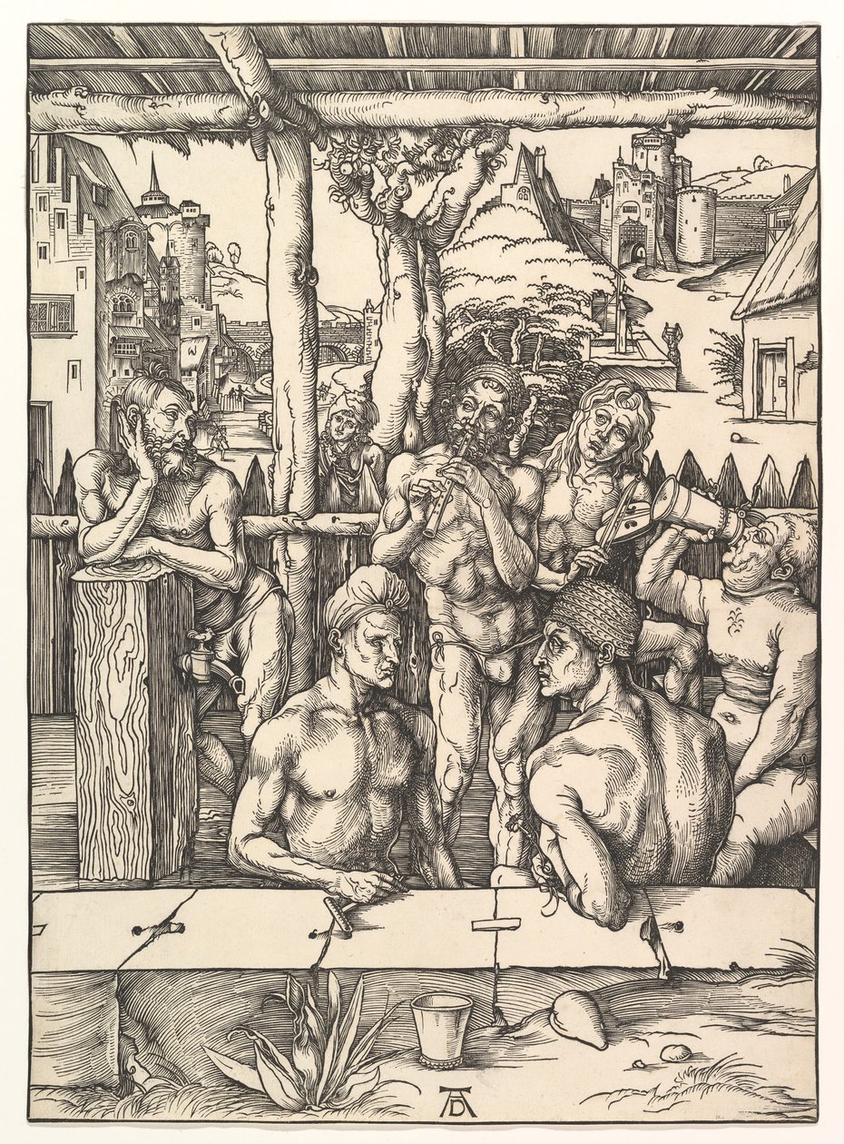 The Bath House.n.d. od Albrecht Dürer
