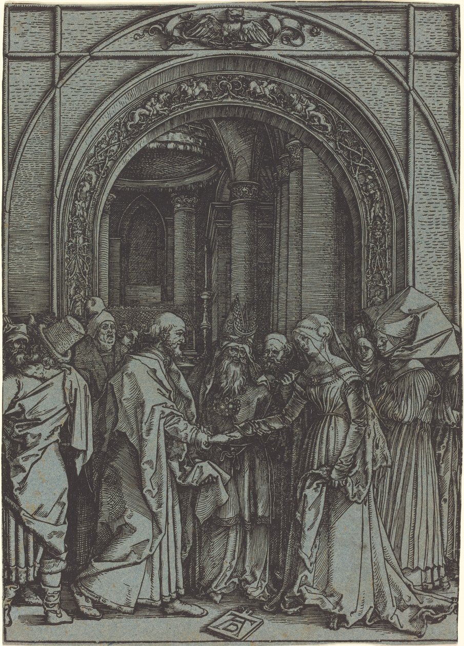 Zasnoubení Panny od Albrecht Dürer