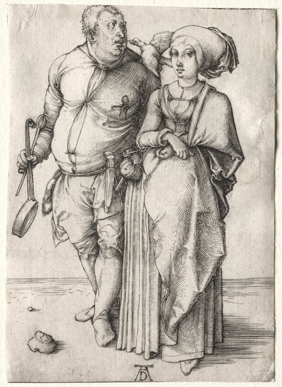 Kuchař a jeho žena, pravděpodobně 1497. od Albrecht Dürer