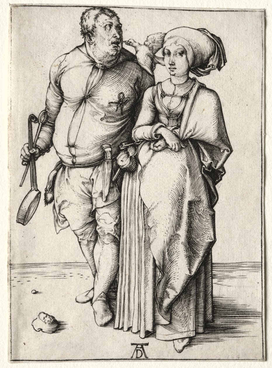 Kuchař a jeho žena, pravděpodobně 1497. od Albrecht Dürer