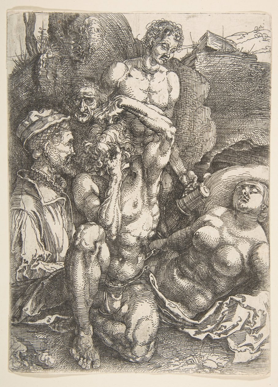 Zoufalý muž, ca. 1515. od Albrecht Dürer