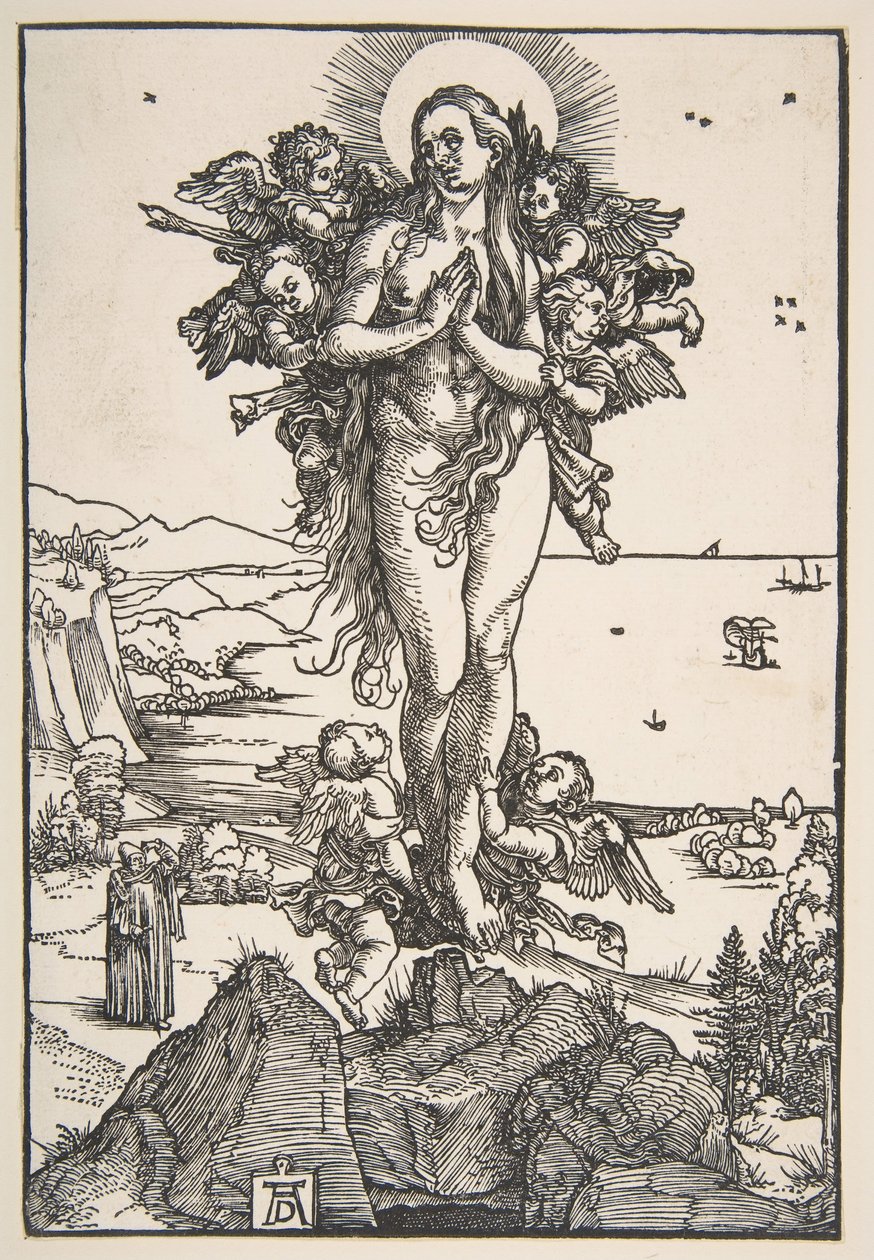 Extáze svaté Máří Magdalény.n.d. od Albrecht Dürer