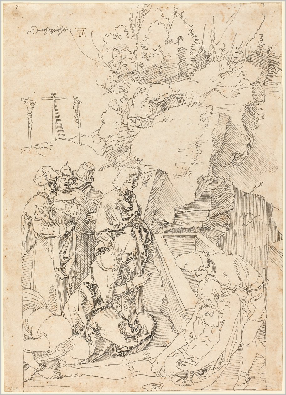 Pohřeb od Albrecht Dürer