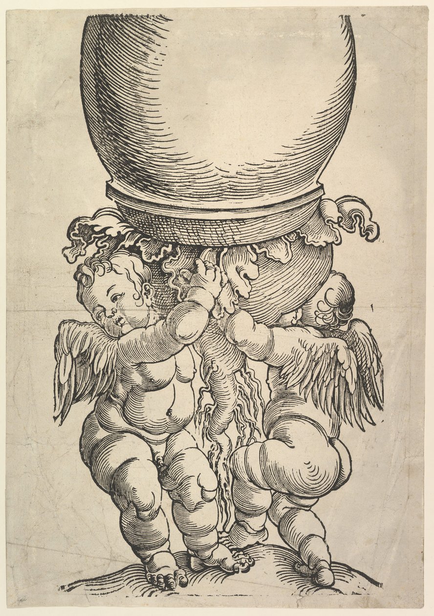 Spodní blok Velkého sloupu, 1517. od Albrecht Dürer
