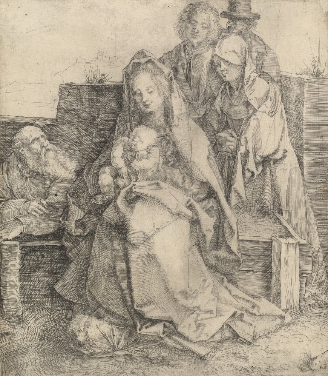 Svatá rodina, 15121513. od Albrecht Dürer