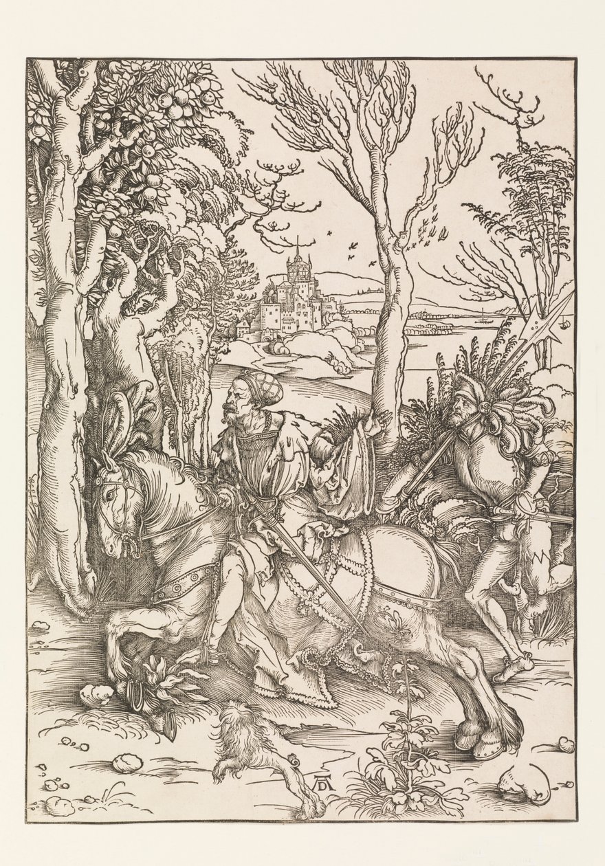Rytíř a Landsquenet od Albrecht Dürer