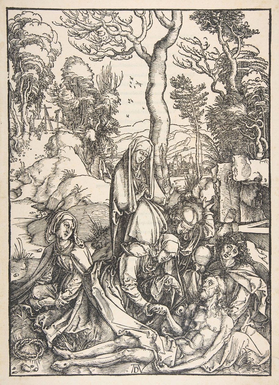 The Lamentation, od The Large Passion.n.d. od Albrecht Dürer