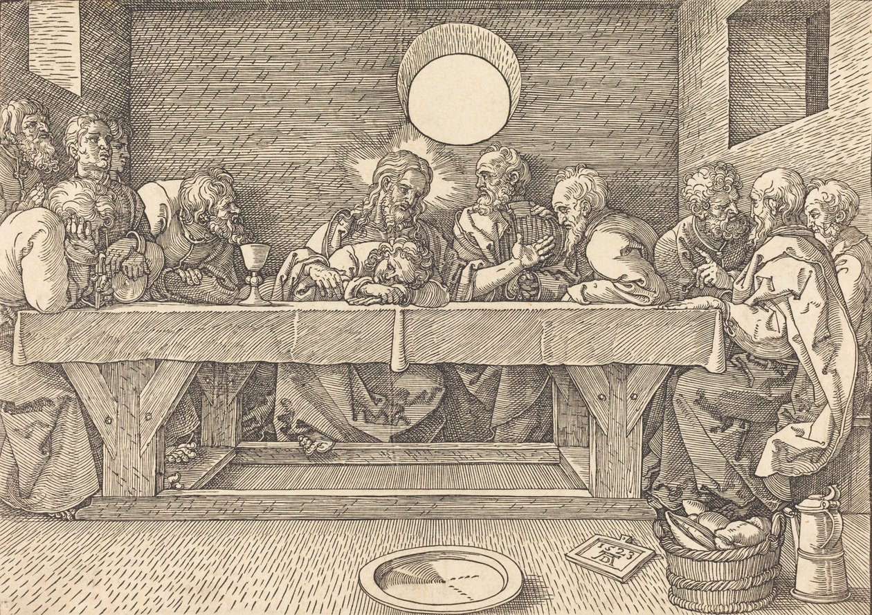 Poslední večeře, 1523. od Albrecht Dürer