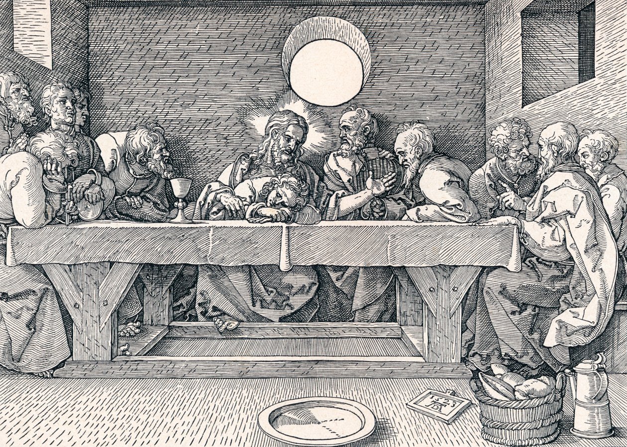 Poslední večeře, 1523 1906 od Albrecht Dürer