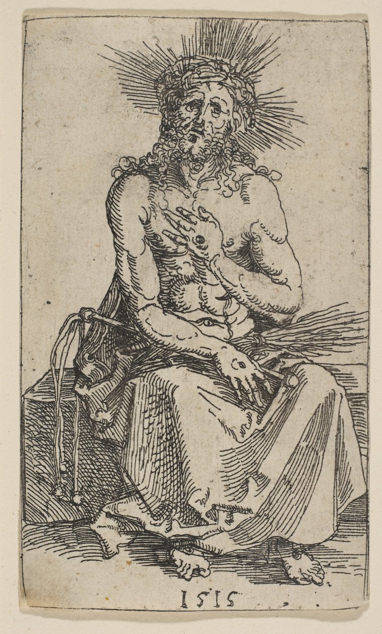 Muž smutku, 1515. od Albrecht Dürer