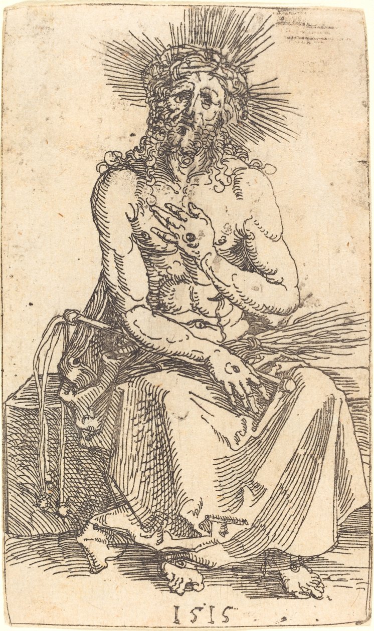 Sedící Muž smutku od Albrecht Dürer