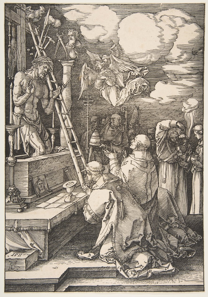 Mše svatého Řehoře, 1511. od Albrecht Dürer