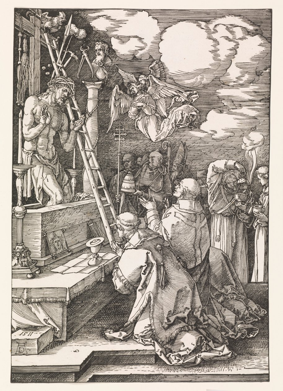 Mše sv. Řehoře od Albrecht Dürer