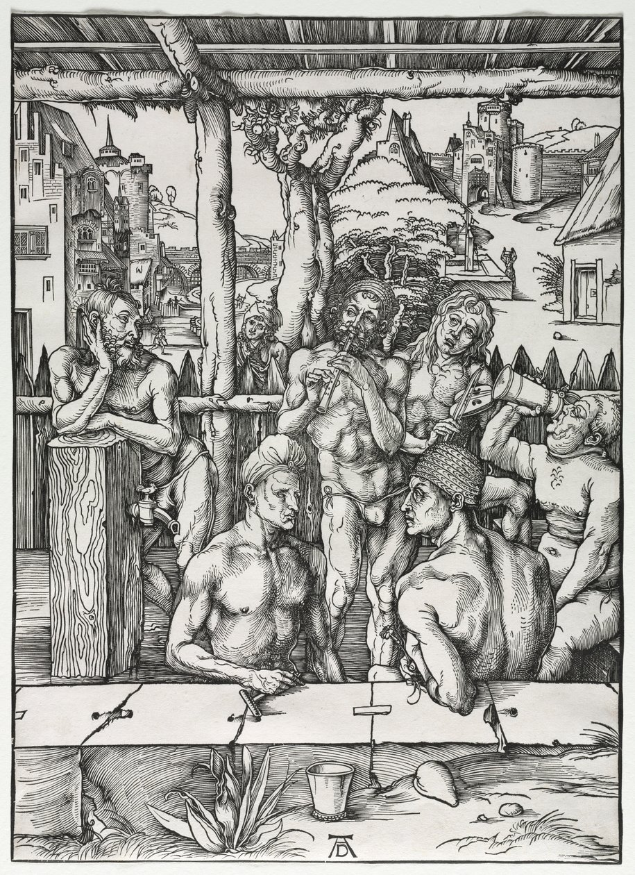 The Mens Bath House, c. 1496-1497. od Albrecht Dürer