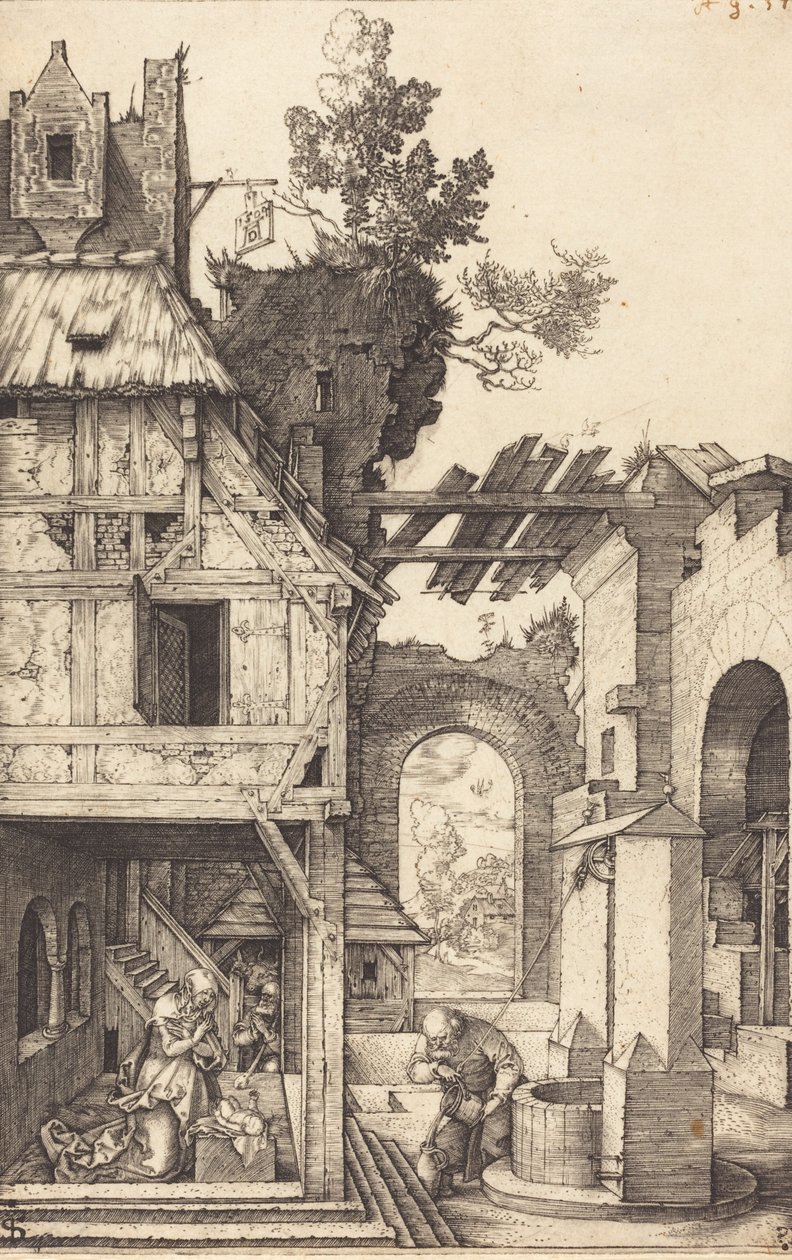 Narození Páně, 1504. od Albrecht Dürer