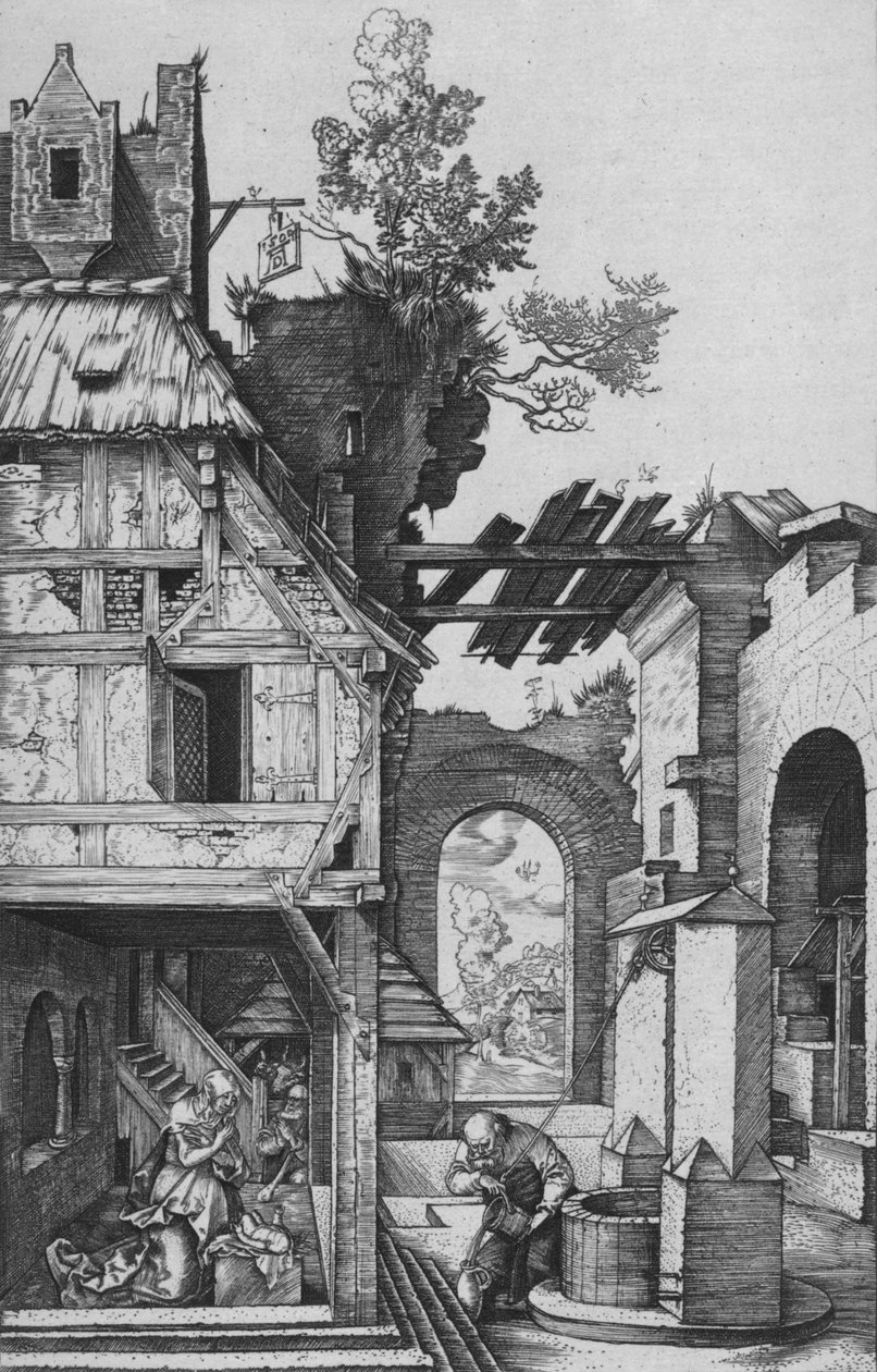 Narození Páně, 1504, 1906 od Albrecht Dürer