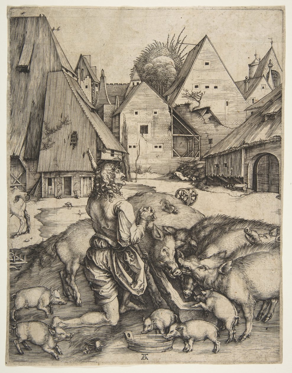 Marnotratný syn, ca. 1496. od Albrecht Dürer