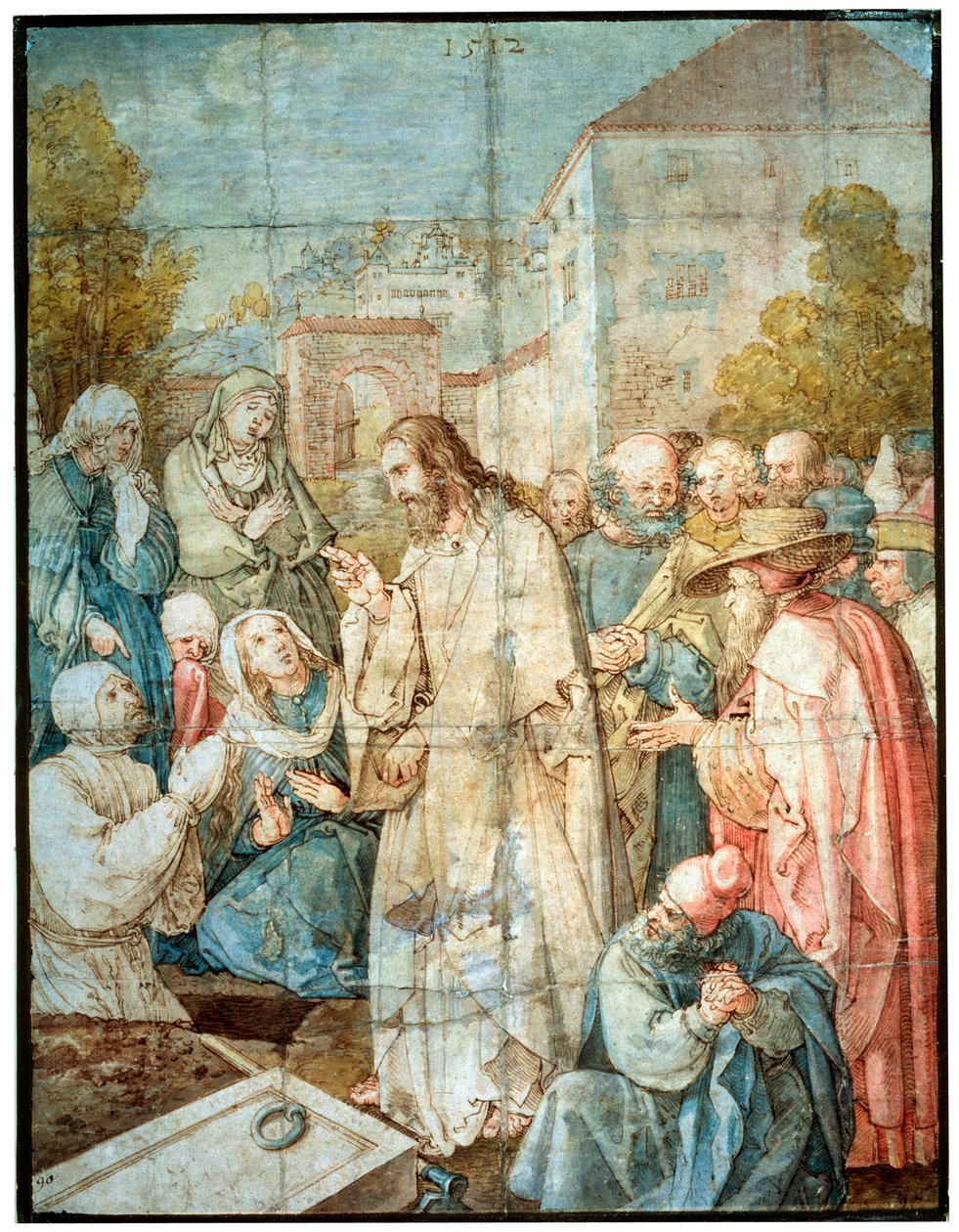 Vzkříšení Lazara, 1512. od Albrecht Dürer