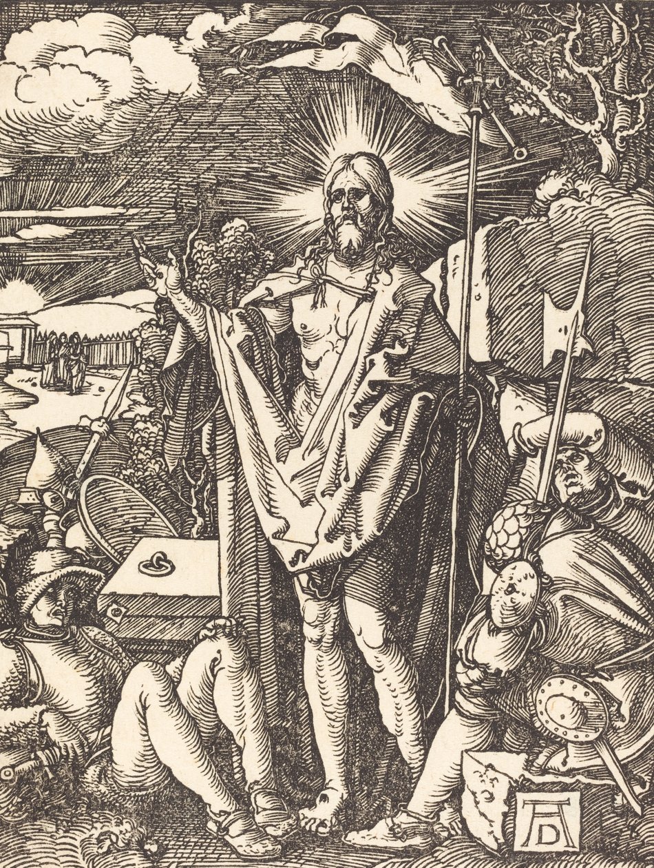 Vzkříšení, pravděpodobně c. 15091510. od Albrecht Dürer