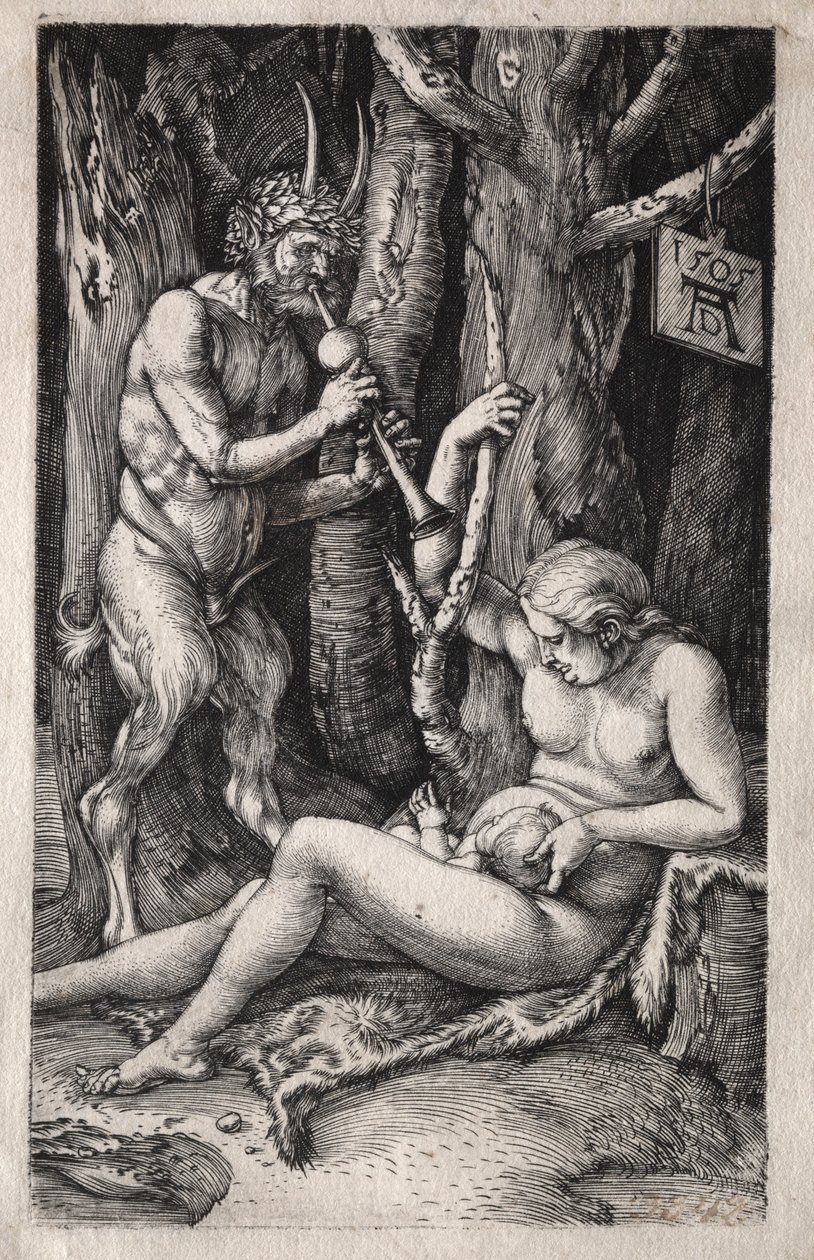The Satyr Family, 1505. od Albrecht Dürer