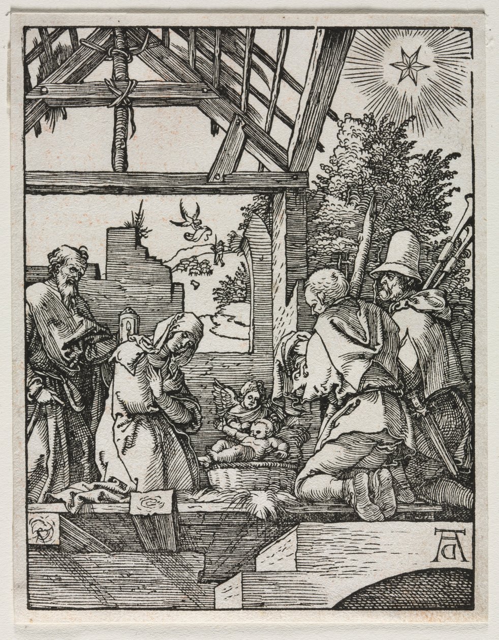 Malá vášeň: Narození Páně. od Albrecht Dürer