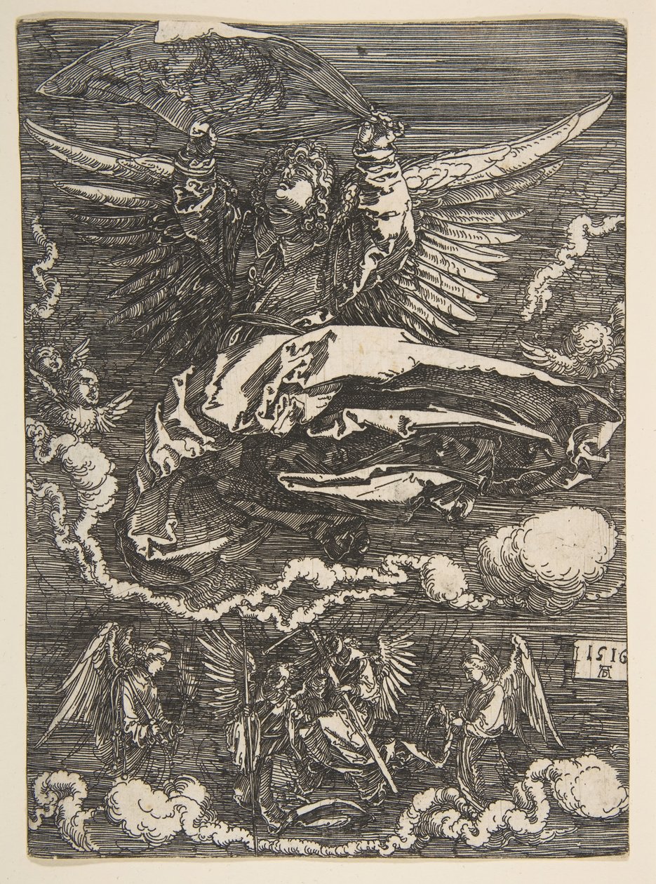 Sudarium v držení jednoho anděla, 1516. od Albrecht Dürer