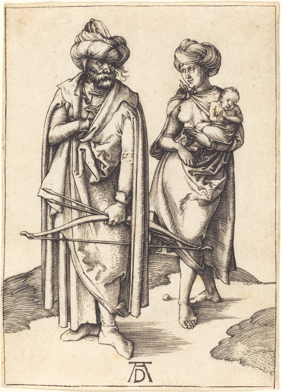 Turecká rodina od Albrecht Dürer