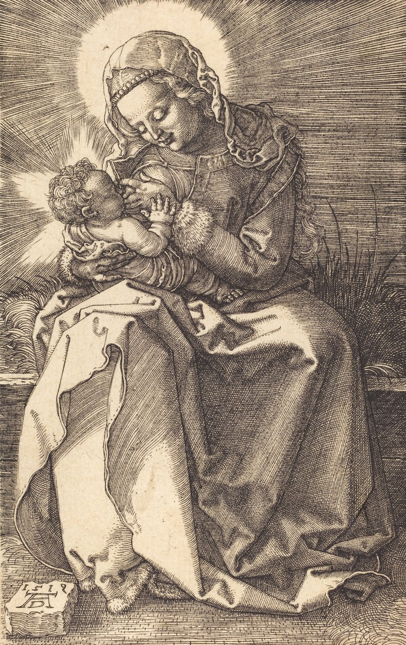 Panna kojící dítě, 1519. od Albrecht Dürer