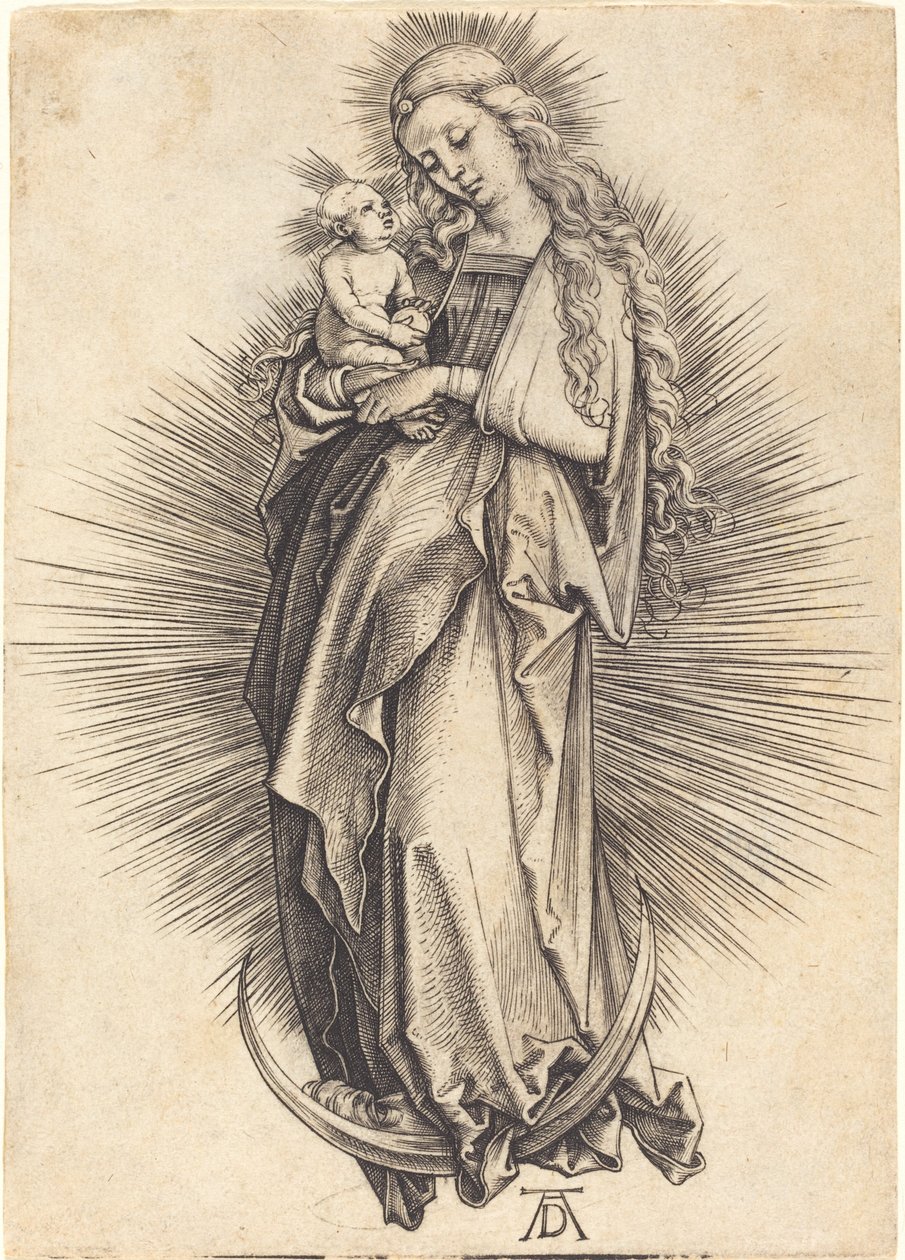 Panna na půlměsíci od Albrecht Dürer