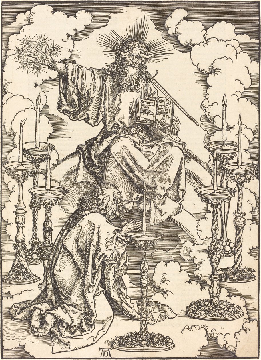 Vize sedmi svícnů od Albrecht Dürer