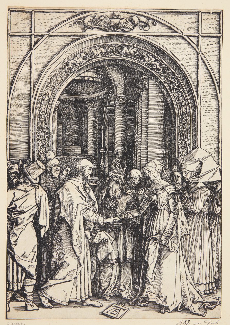 Zasnoubení Panny od Albrecht Dürer