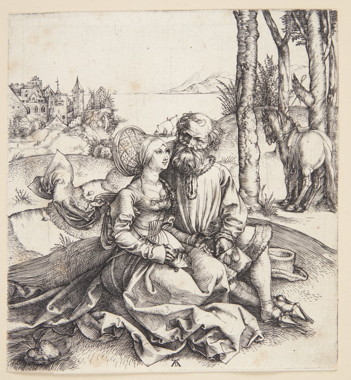 Špatně seřazený pár od Albrecht Dürer