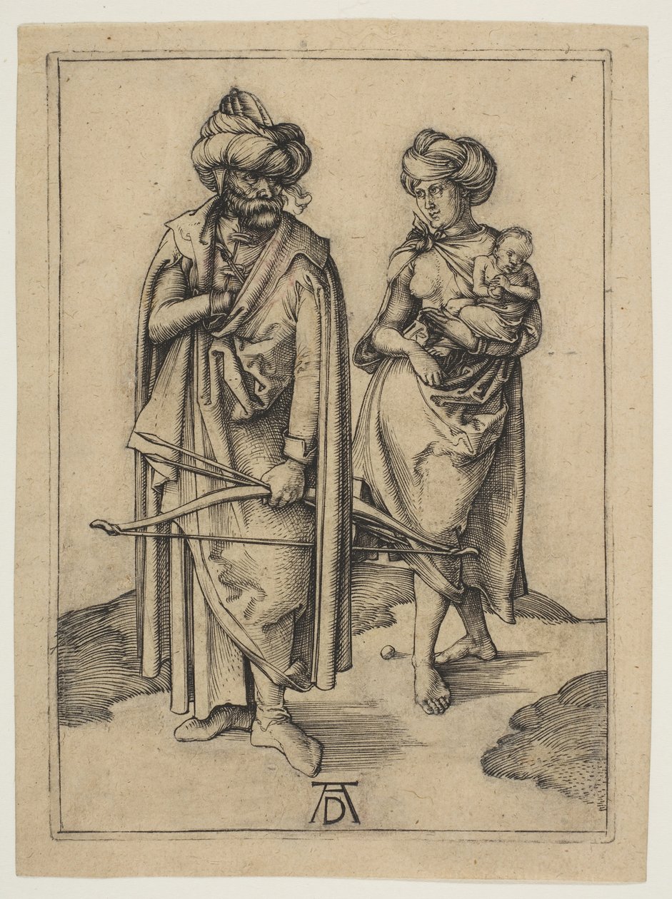 Turecká rodina, ca. 1496. od Albrecht Dürer