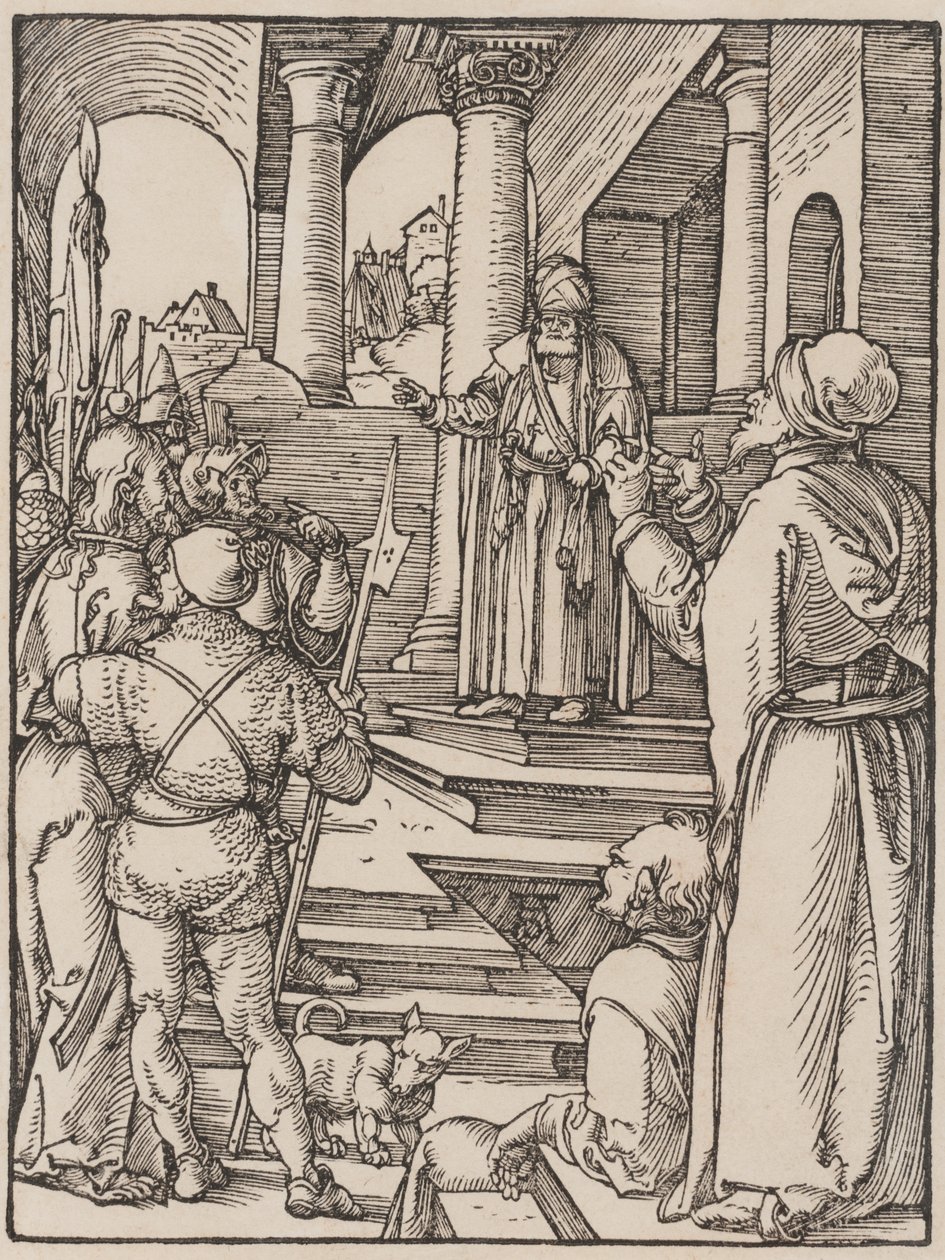 Kristus před Annášem od Albrecht Dürer