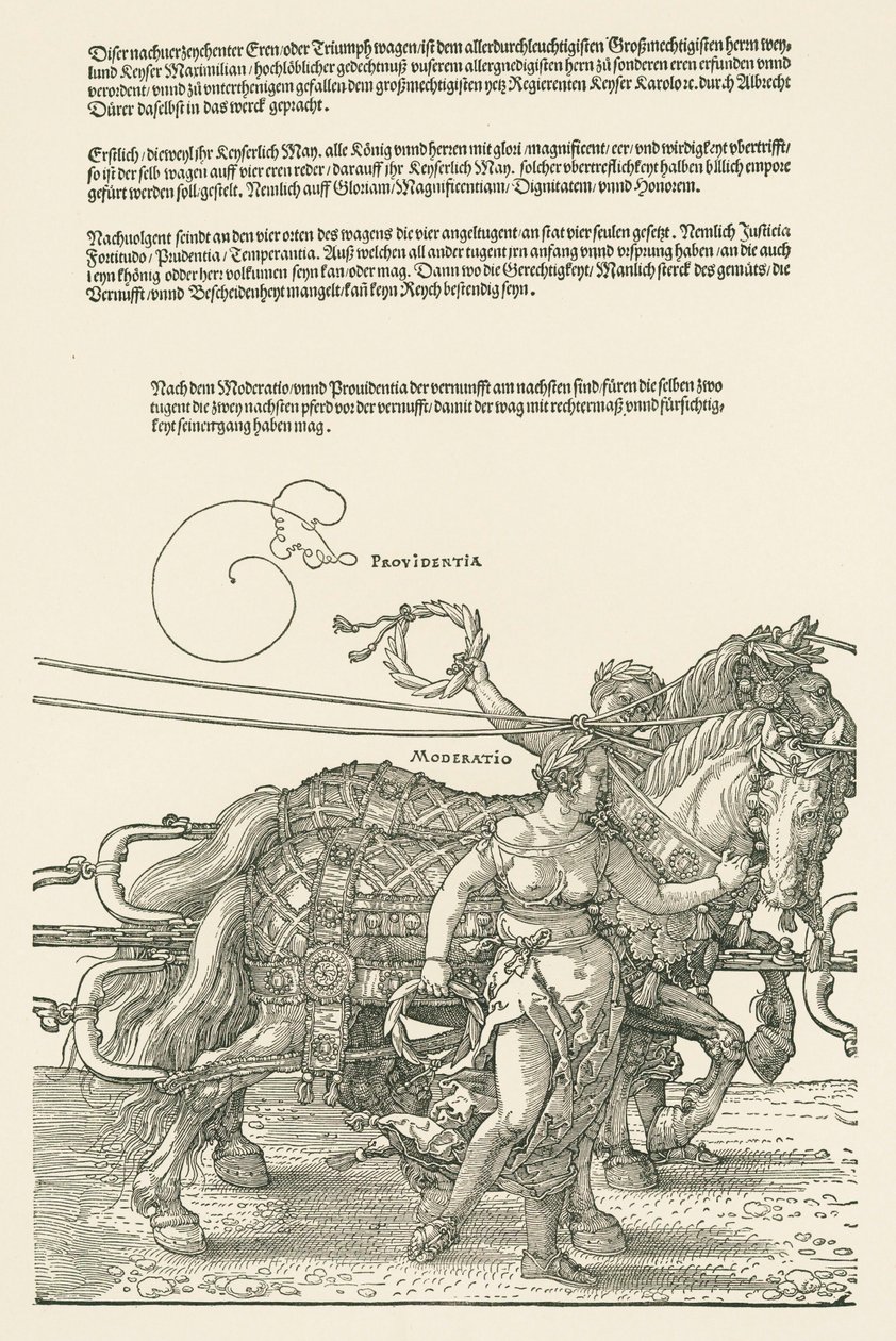 Velký vítězný vůz od Albrecht Dürer or Duerer