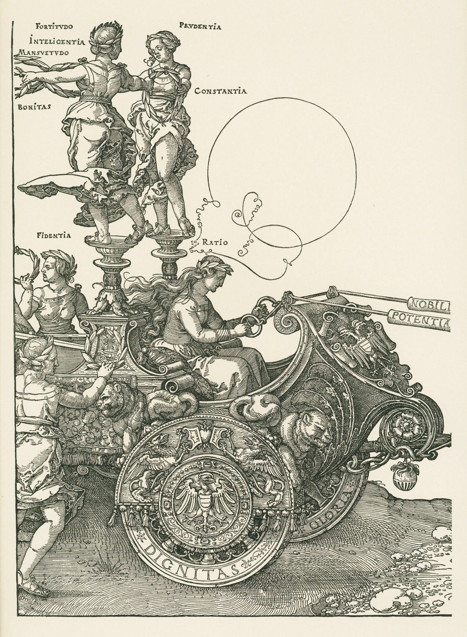 Velký vítězný vůz od Albrecht Dürer or Duerer