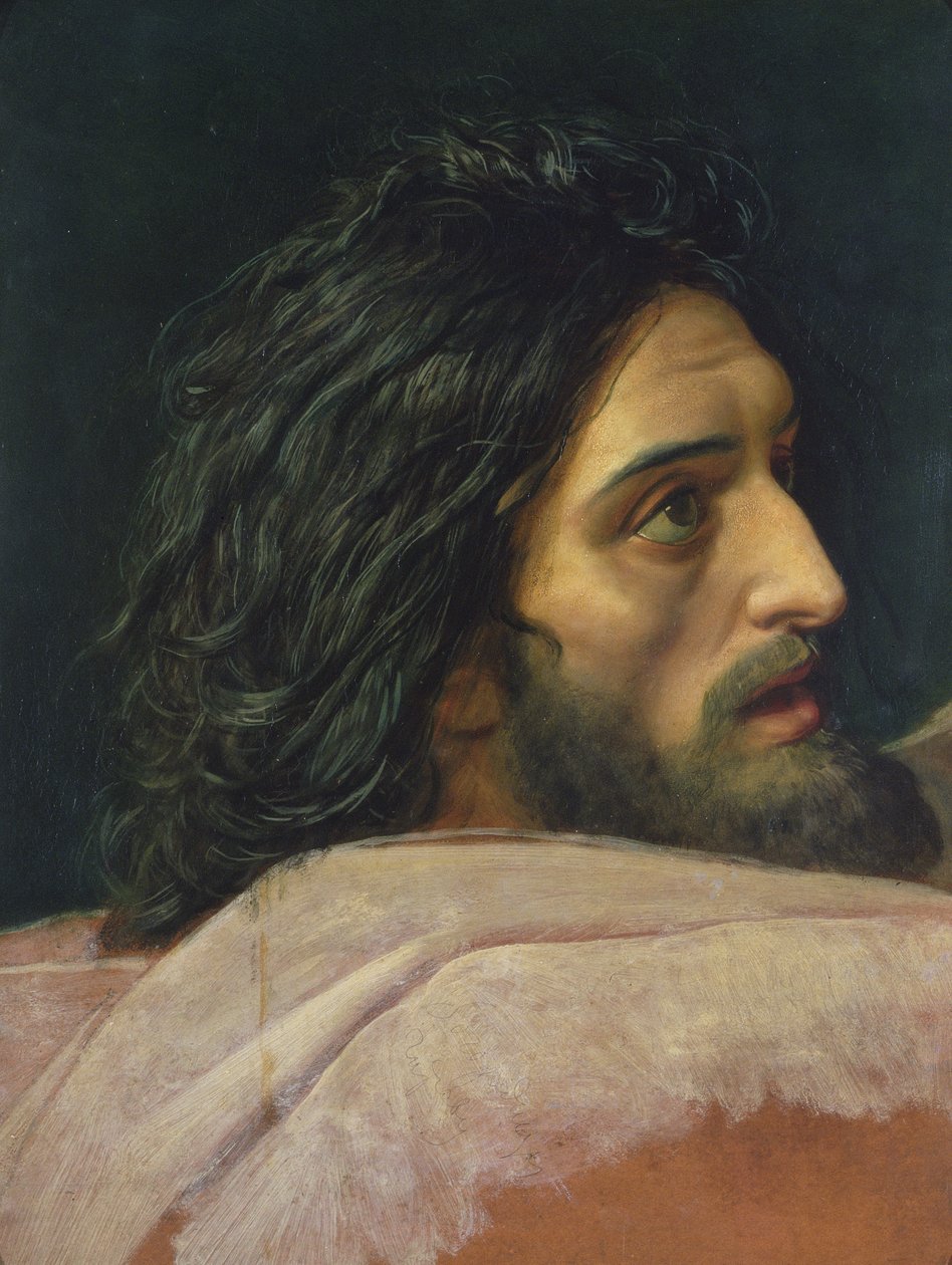 Hlava Jana Křtitele od Aleksander Ivanov